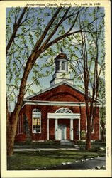 Presbyterian Church Bedford, PA Postcard Postcard