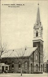 St. Patrick's Church Franklin, PA Postcard Postcard