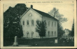 St. Paul's Union Church Fleetwood, PA Postcard Postcard