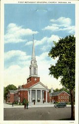 First Methodist Episcopal Church Indiana, PA Postcard Postcard