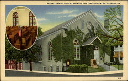 Presbyterian Church Gettysburg, PA Postcard Postcard