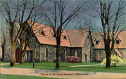 Church Of The Good Shepherd Milford, PA Postcard Postcard