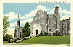 St. Mary's College And Chapel North East, PA Postcard Postcard