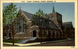 Christ Episcopal Church Roanoke, VA Postcard Postcard