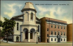 Board Street Methodist Church Richmond, VA Postcard Postcard