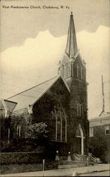 First Presbyterian Church Clarksburg, WV Postcard Postcard