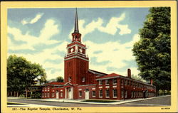 The Baptist Temple Charleston, WV Postcard Postcard