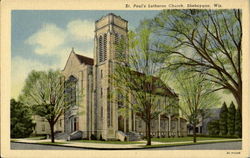 St. Paul's Lutheran Church, 1818 North 13 Street Sheboygan, WI Postcard Postcard