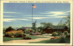 Small Church Wisconsin In Miniature Postcard