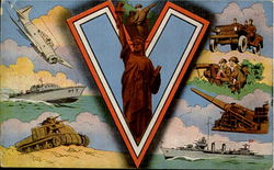 V for Victory Postcard