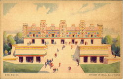 Nunnery Of Uxmal Maya Temple Postcard