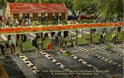 Shuffleboard Courts And Club House St. Petersburg, FL Postcard Postcard