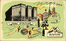 Hotel Statler Postcard