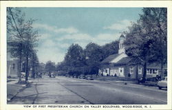 View Of First Presbyterian Church Wood-Ridge, NJ Postcard Postcard