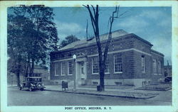 Post Office Medina, NY Postcard Postcard