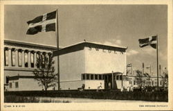 The Swedish Pavilion 1933 Chicago World Fair Postcard Postcard