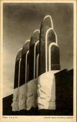 Pylons - Hall Of Social Science Postcard