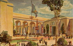 Hall Of The Western States 1939 San Francisco Exposition Postcard Postcard