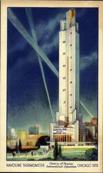 Havoline Thermometer 1933 Chicago World Fair Postcard Postcard