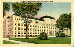 Kresge Administration Building Detroit, MI Postcard Postcard