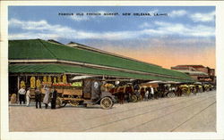 Famous Old French Market Postcard