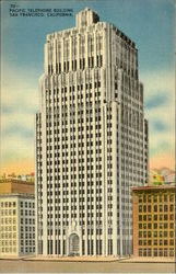 Pacific Telephone Building Postcard