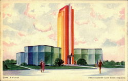 Owens Illinois Glass Block Building 1933 Chicago World Fair Postcard Postcard