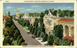 Looking West Along The Avenue Of Palaces Postcard