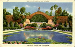 Botanical Building And Lagoon Postcard