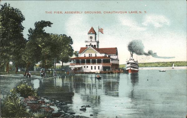 The Pier, Assembly Grounds Chautauqua Lake New York