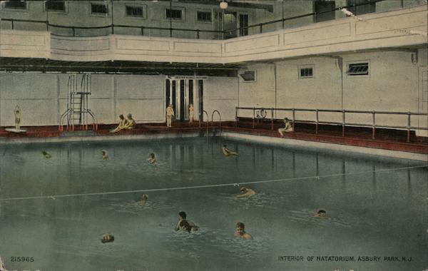 Interior of Natatorium Asbury Park New Jersey