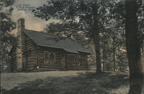 Log Cabin, E.M.A. Grounds Pontiac Michigan