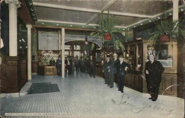 Lobby, Hollenbeck Hotel Los Angeles California