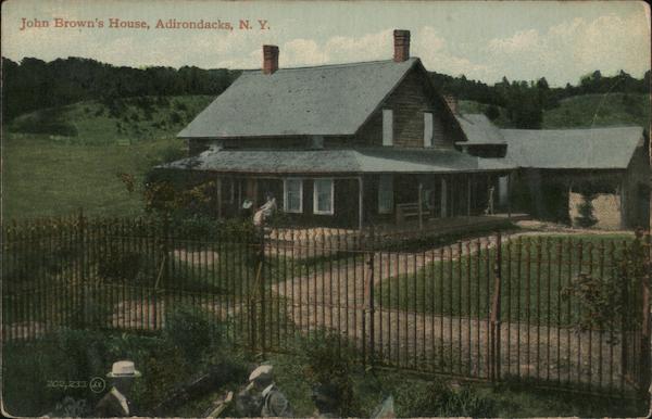 John Brown’s House Lake Placid, NY Postcard