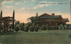 A Residence on Oak Knoll Postcard