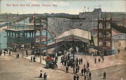 The Race Thru the Clouds Venice, CA Postcard Postcard Postcard