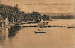 The Narrows, Boast Livery, Bemus Point Postcard