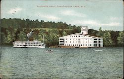 Sheldon Hall Chautauqua Lake, NY Postcard Postcard Postcard