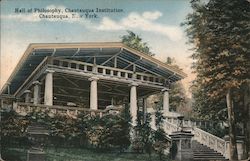 Hall of Philosophy, Chautauqua Institution Postcard