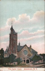 First Baptist Church Jamestown, NY Postcard Postcard Postcard
