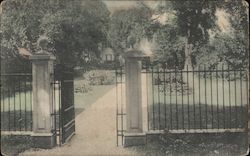 Salem Club Gardens Massachusetts Postcard Postcard Postcard