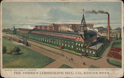 The Forbes Lithograph Mfg. Co. Postcard
