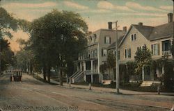 West Street, Looking West Danbury, CT Postcard Postcard Postcard