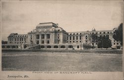 Front View of Bancroft Hall Postcard