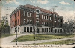 The George Davis Science Hall, Knox College Postcard