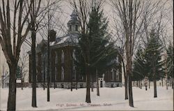 High School Mount Pleasant, MI Postcard Postcard Postcard