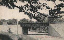 New Bridge Bangor, MI Postcard Postcard Postcard