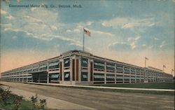 Continental Motor Mfg. Co. Detroit, MI Postcard Postcard Postcard