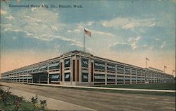 Continental Motor Mfg. Co. Postcard