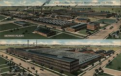 Two of the Four Big Maxwell Motor Company, Inc. Plants Postcard